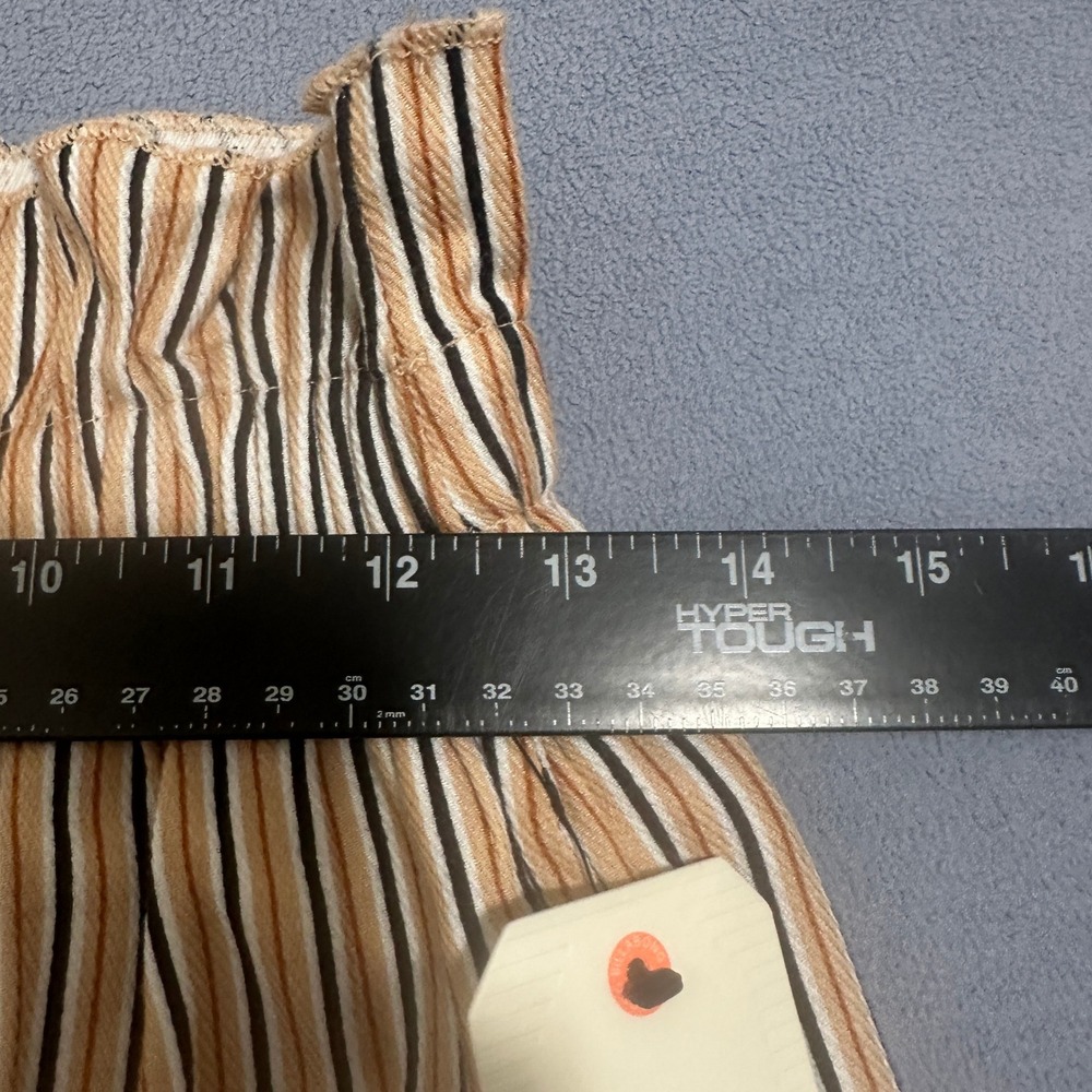 BILLABONG Desert Adventure Striped Pants Size Small Brown Waist Stripped Preppy - Picture 10 of 14